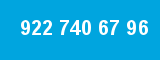922 740 67 96 922 740 67 96